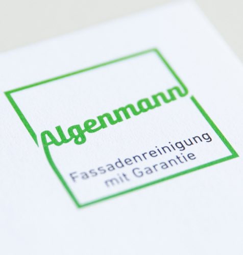 Logo der Algenmann Fassadenreinigung by SIMONET-WDA.ch